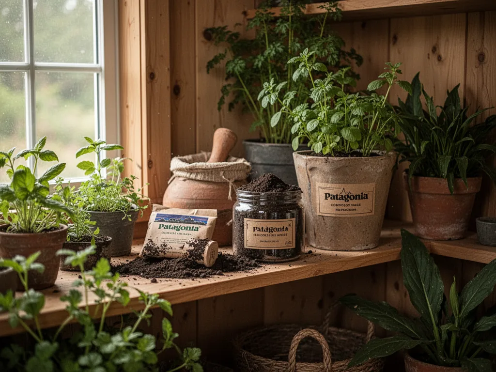 Tas de compost en décomposition, couches de végétaux et feuilles